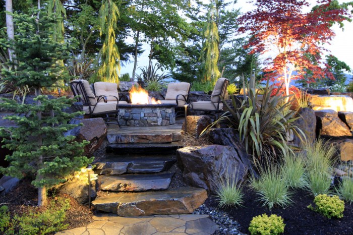 Landscaping pits landscape
