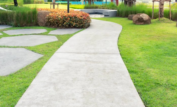 Cement pathways