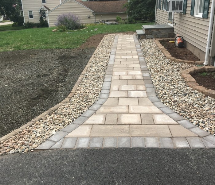Paver walkways stone walkway pavers way pathways design construction
